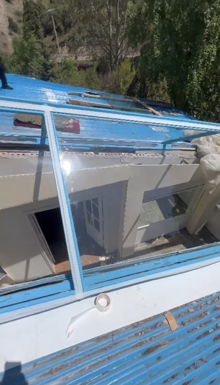 Наружная герметизация зенитного фонаря