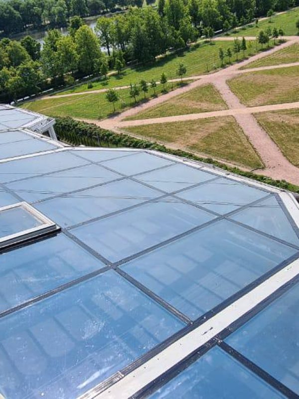 герметизация стекляной крыши
